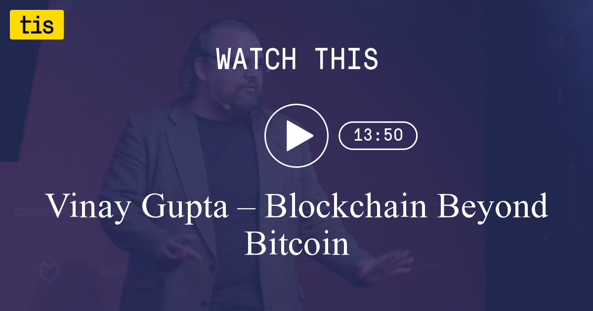 vinay gupta bitcoins